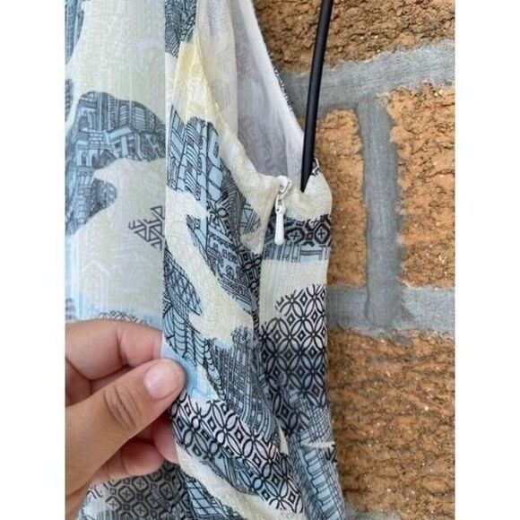 Shanghai Tang  silk sheer dress 10 - Picture 6 of 12